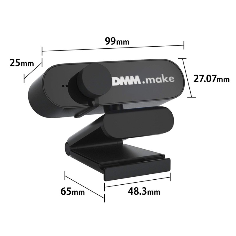 DMM.make DKS-CAM2 Webcam Webcam, USB Connection, Full HD 1080P, 2