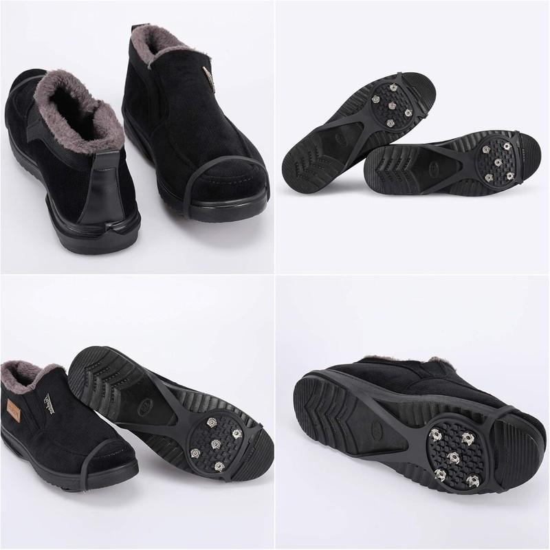LACE INN Non Slip Gripper Spike, Ice Grippers Traction Cleats