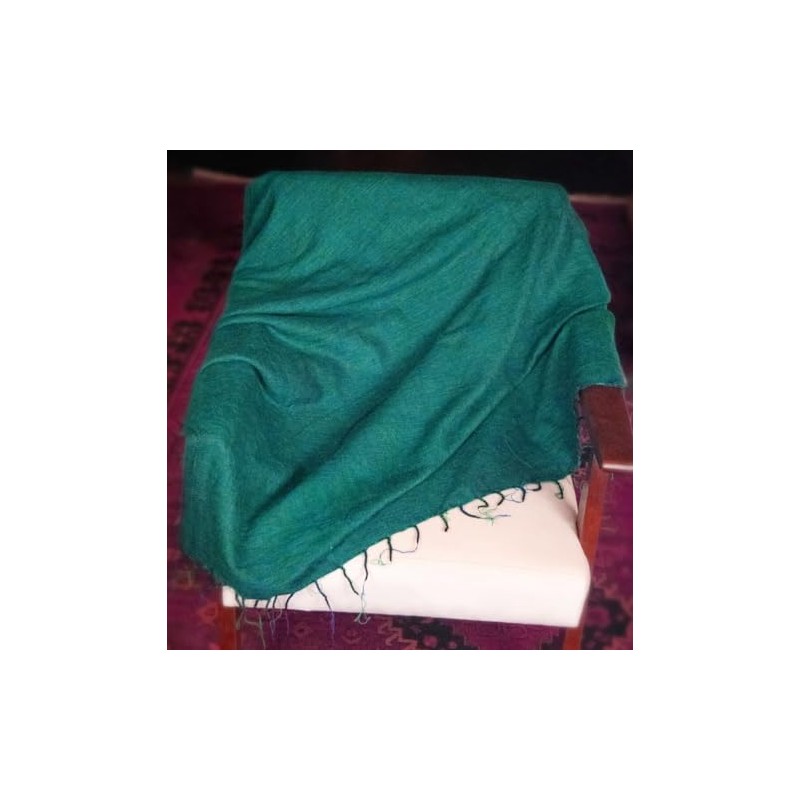 Handloomed Soft, Warm Yak Wool Throw Blanket or Wrap -