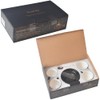 homEdge Premium Espresso Shot Cups and Saucers Set with Espresso