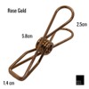 Eco Edit - Rose Gold Stainless Steel Pegs - Strong