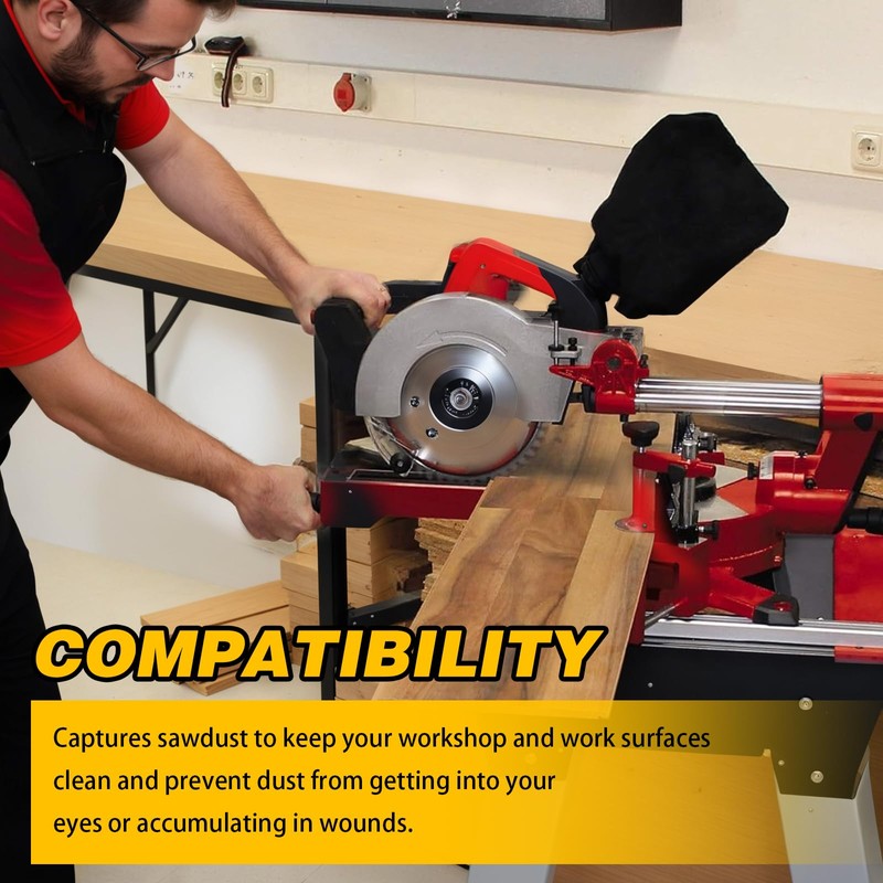 Dust Bag for Miter Saw 255 Model, Adjustable Bracket Size