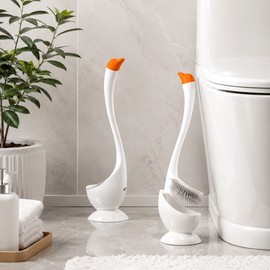 Swan Toilet Brush Set for Bathroom Cleaning – Long Handle Bowl Scrubber with Holder for Home & Guest Toilets  2. Short Description – 5 Bullet P