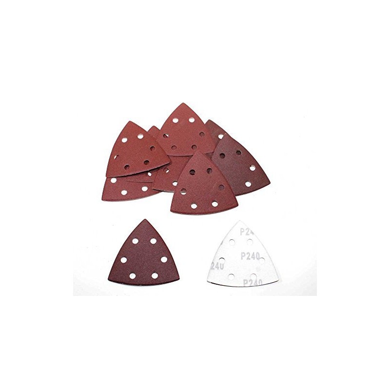 180 Sheets Velcro Sanding Triangles for Delta Sanders - 93