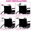 XLIUAX 2 Pcs Rollator Walker Hand Grip, Crutch Hand Grips