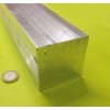 Basic 6061 T651 Aluminum Square Bar, 2.50" Thick x 2.50"