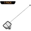 Filhome 6" Aquarium Fish Net with Extendable Stainless Steel Long