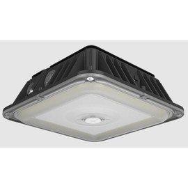 RAB VAN17-30 Ceiling Mount LED Canopy Light 20/25/30W 8""X8"" Field Adjustable 3000K/4000K/5000K, Photocell Included, 120-277 Volts, Bronze