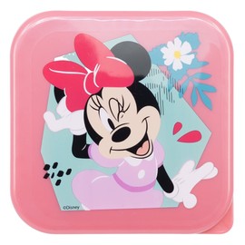 Set of 3 Minnie Mouse Nesting Snack Boxes