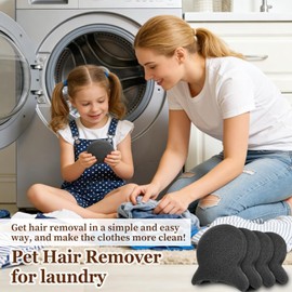 Pet Hair Remover for Laundry, Reusable Dog & Cat Hair Remover Tool, Effectively Removes Pet Hair, Lint and Dander from Bedding and Clothing, Suitable for