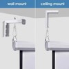 Projector Screen Wall Ceiling Mount Hanging L-Bracket Universal for Motorized