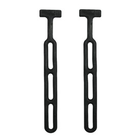 2 x Rubber Strip Rubber Band for Car Trailer Tarpaulin Trailer Tarpaulin Black 260 mm