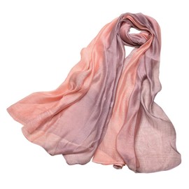 MAYUDAMA Silk Scarf, Stole, Spring/Summer, Stylish, Cold Protection, Sun Protection, Women's, 7. Powder ash