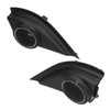 2pcs Car Door Tweeter Speaker Cover Trim Loudspeaker Decor Replacement