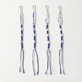 1Set (4Pcs) Tzitzits Thread Tassels Tzitzit(for Prayer Shawl) Six Color with Buckle