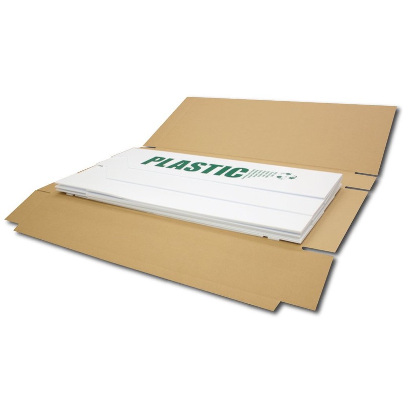 VictoryStore 3-in-1 Recycle Bin Set - Glass/Plastic/Cans - Large 36.5