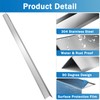 Fengone 6 Pack Stainless Steel Wall Corner Guard Metal Wall