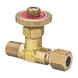 Flowbal Brass Single Mouth Ring Needle Valve MVRS-0310 3/8x10