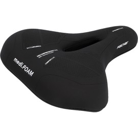 fischer Bicycle Saddle Trekking Memory Foam R.e.Med, Bicycle Saddle for Trekking Bikes, Especially Light, Extremely Comfortable