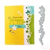 AUGsa Star Border Metal Cutting Dies, Lace Edge Stencil Template