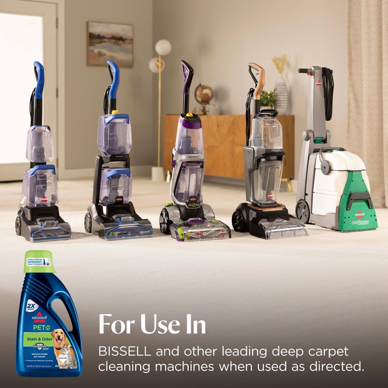 BISSELL 2X Pet Stain & Odor Full Size Machine Formula,