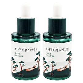 Round Wrap Ampoule Pine Soothing Cica Ampoule 30ml+30ml Double Special Set Soothing Effect / 라운드랩 앰플 소나무 진정 시카 앰플 30ml+30ml 더블 기획세트 진정효과