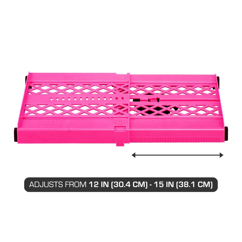 It's Academic LockerMate Adjust-A-Shelf Locker Shelf, Easy to Use, Extends