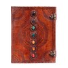 Hell Blues Leather Unlined Bound Journal 13 x 10 inches