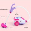 Play Toy Vacuum Cleaner Child Cleaning Push Pull Pretend Play