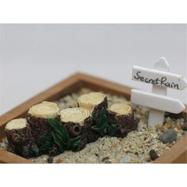1pc Moss Micro Landscape Decoration Tree Stump Bridge Fairy Garden Figurine Miniature Decor House Terrarium Kit Dollhouse Supplies Durable and Convenient