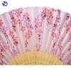 Asahi-Oh Fan - Flowing Cherry Blossom (Blue) 21cm 30-section Women's