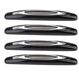 Set of 4 high-quality car door protectors, car door edge protection, trim strips, corner bumper, anti-collision scratch protection (black)
