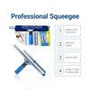 Squeegee & Window Washer Combo - Professional Grade Cleaning Tool
