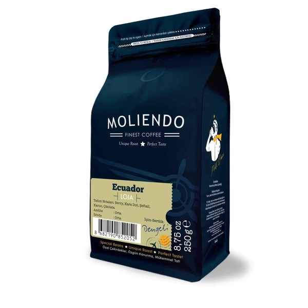 Moliendo Ecuador Loja Yöresel Kahve (Çekirdek Kahve) 250 g