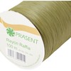 Präsent - Rayon Raffia Biodegradable Ribbon Olive 100 meter spool