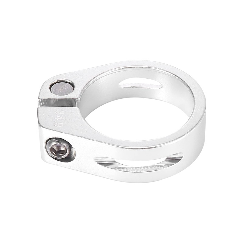 X AUTOHAUX 34.9mm Aluminium Alloy Bike Bicycle Seat Post Clamp