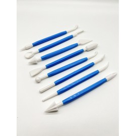 Sculpting Tool 8 Pcs Clay Wax Sculpting Carving Shaping Pottery Modelling Stylus Plastic Tool