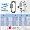 8 mm Stainless Steel Screw Connector V4A Screw Carabiner Chain