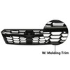 HECASA Grille With Molding Trim Compatible with 2018-2020 Subaru Crosstrek