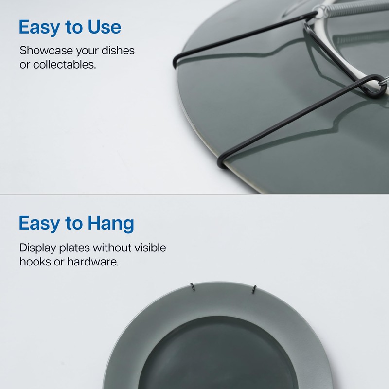 Invisible Plate Hangers for Wall | Decorative Dish Display Holders