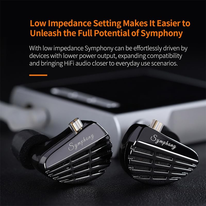KZ Symphony Hybrid IEM Earbud, KZ New Planar Diver+ Superlinear