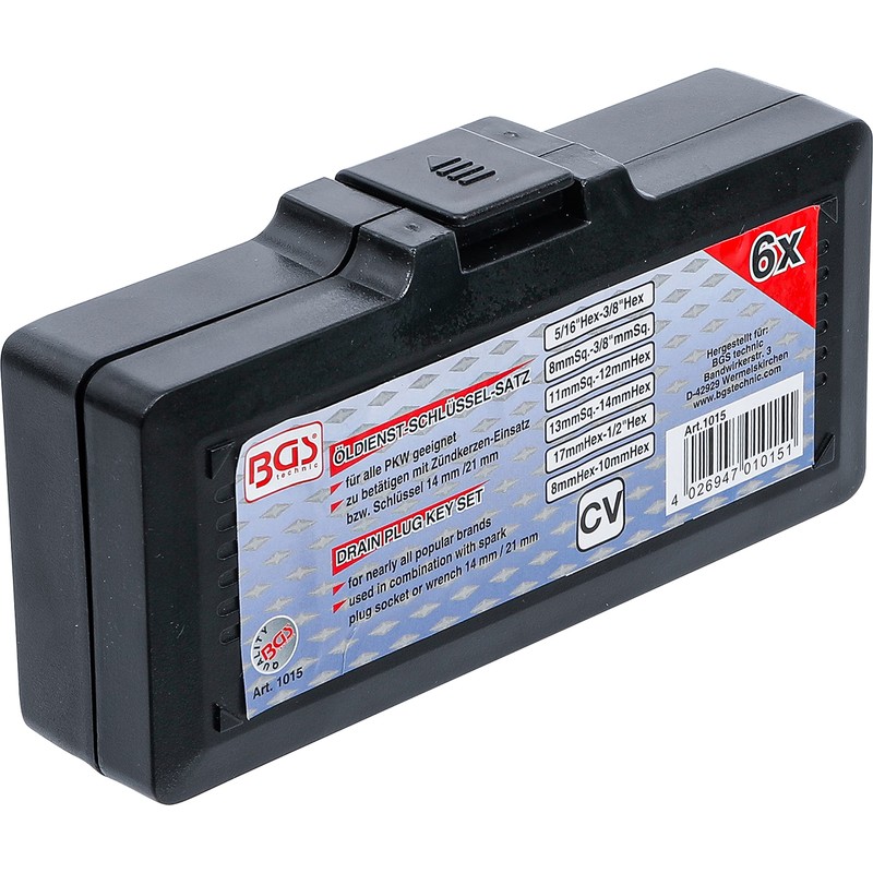 BGS 1015 | Öldienstschlüssel-Satz | 6-tlg.