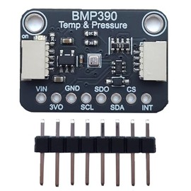 BMP390 Barometric Pressure Sensor, High Precision, Altimeter Sensor, I2C and SPI Interface, for Arduino/ESP32
