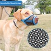 LUCKYPAW Dog Muzzle, Mesh Muzzle for Small Medium Large Dogs,