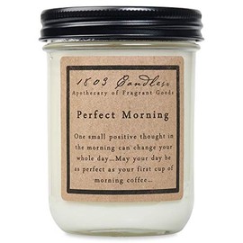 1803 Candles - 14 oz. Jar Soy Candles - (Perfect Morning)