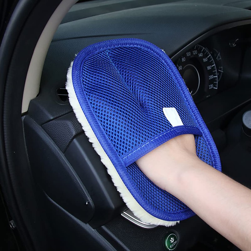 Tiardey Imitation Wool Mitt Car Wash Mitt Car Cleaning Ultra