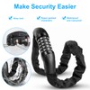 Bomkim Bicycle Lock, High Security Level 5-Digit Code Chain Lock,