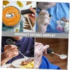SHOWERORO 2 Sets Adaptive Utensils for Elderly Shaking Cutlery with