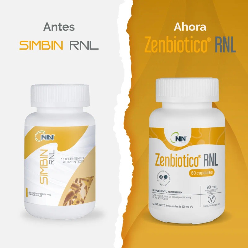 Zenbiotico Rnl Capsulas Nin Simbin Sabor
