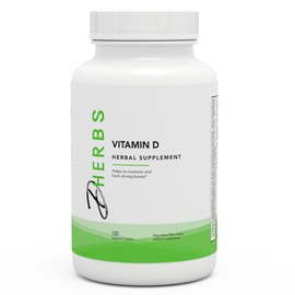 Dherbs Vitamin D, 100-Count Bottle